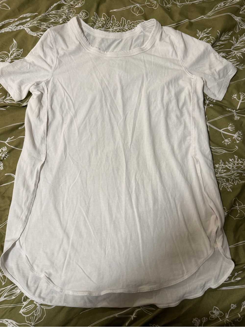 lululemon athletica White Short-Sleeve Crew Tee